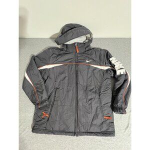 Nike‎ Jacket KIDS Large Hooded Full Zip Puffer Coat Fleece Liner Vintage Style